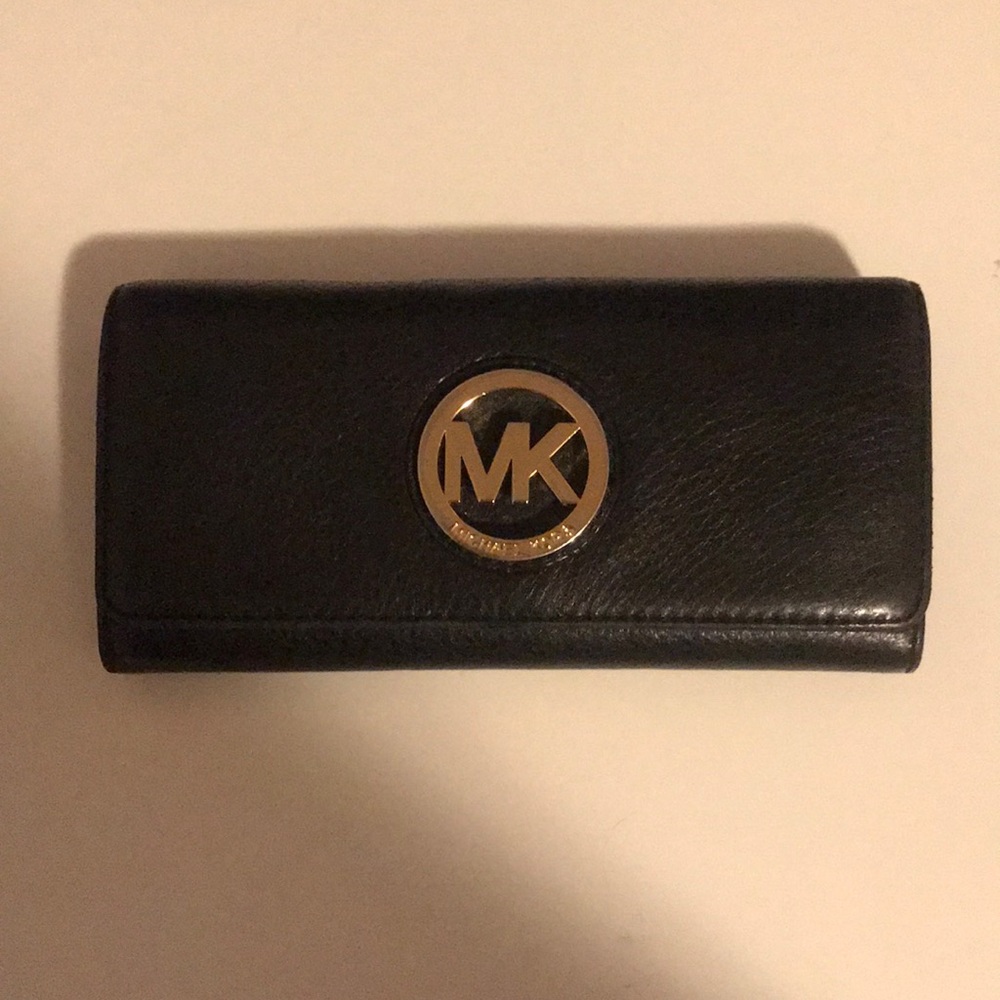 Michael Kors Black large wallet